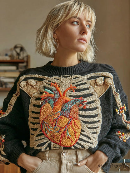Vintage Inspired Sweater with a Contemporary Edge