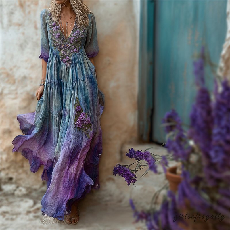 A Vintage Style Dress with Delicate Timeless Details