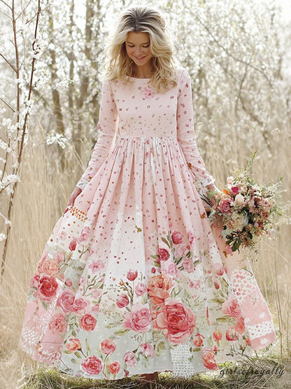 A Vintage Style Dress with Delicate Timeless Details