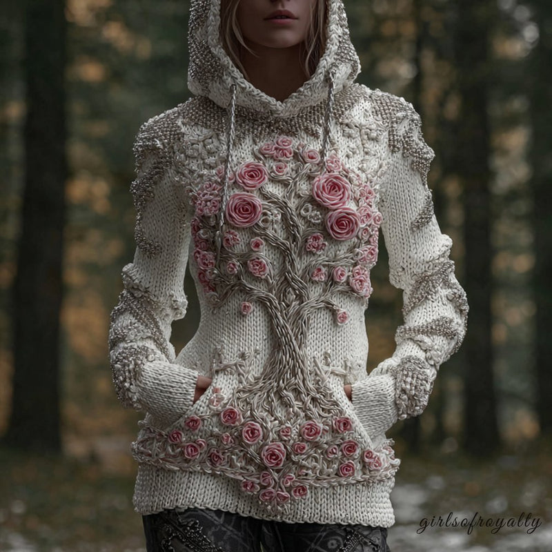 A Vintage Style Sweater with Delicate Timeless Details