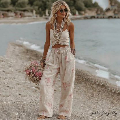A Vintage Style Pants with Delicate Timeless Details