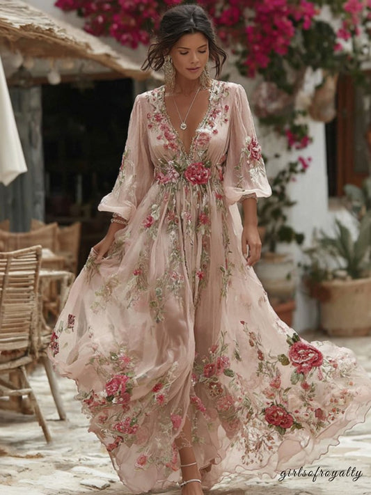 A Vintage Style Dress with Delicate Timeless Details