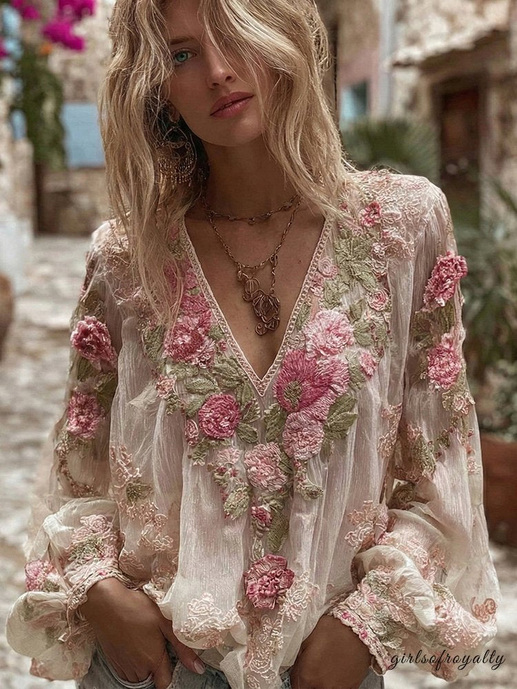 A Vintage Style T-Shirt with Delicate Timeless Details