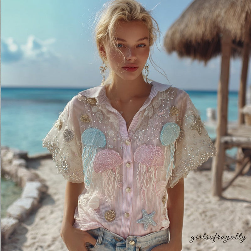 A Vintage Style Shirt with Delicate Timeless Details