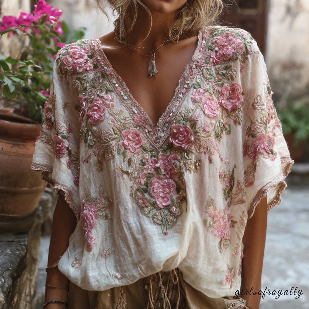 A Vintage Style Shirt with Delicate Timeless Details
