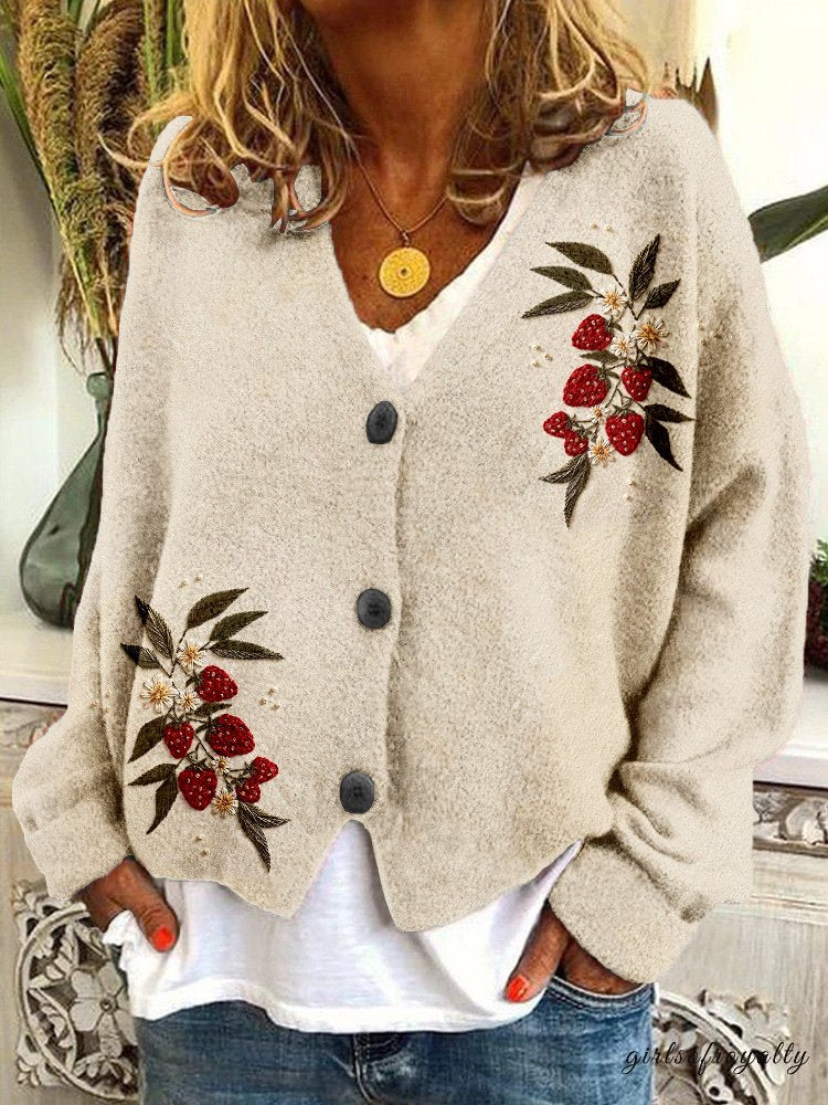 Well Tailored Cardigan with a Graceful Silhouette