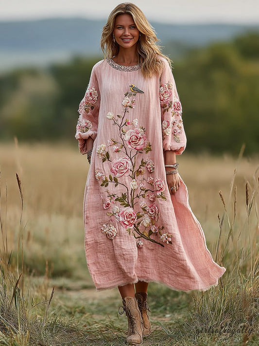Classic Vintage Dress with a Flattering Fit