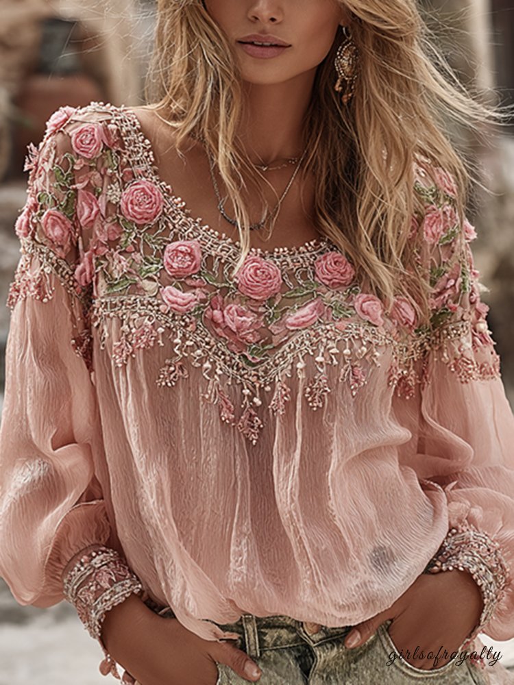 Classic Vintage Top with a Flattering Fit