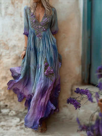 A Vintage Style Dress with Delicate Timeless Details