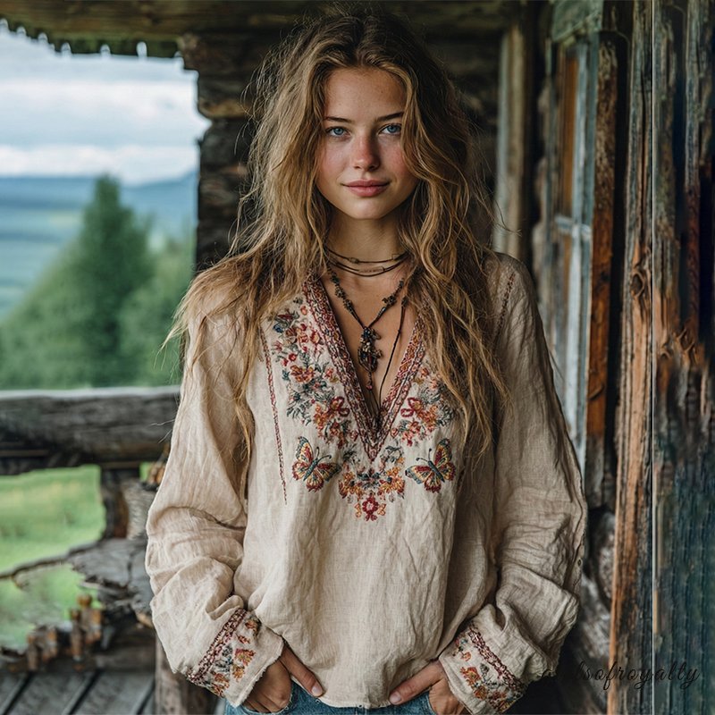 Beautifully Finished Blouse in a Timeless Design