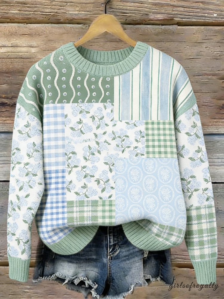 Vintage Inspired Sweater with a Contemporary Edge