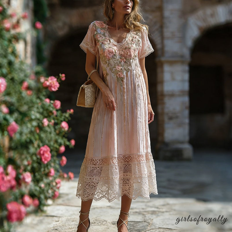 Classic Vintage Dress with a Flattering Fit