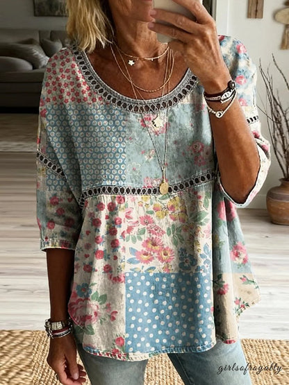 Vintage Inspired Top with a Contemporary Edge