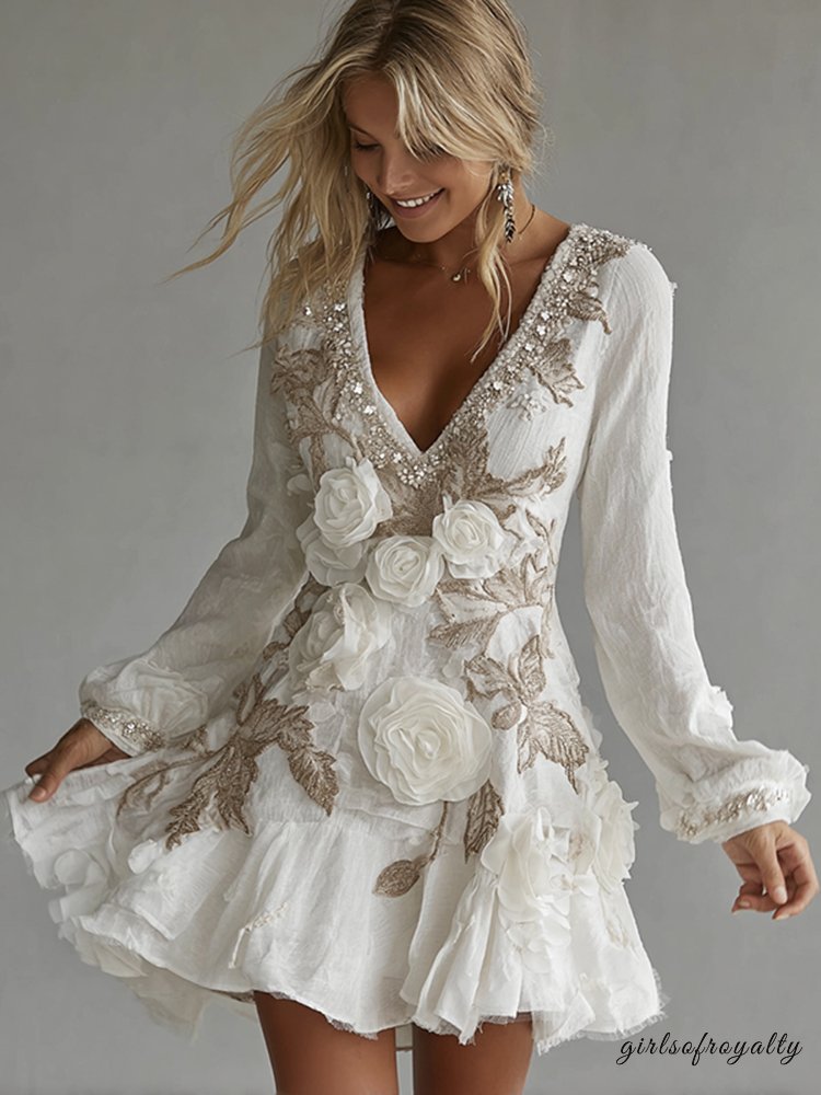 A Vintage Style Dress with Delicate Timeless Details