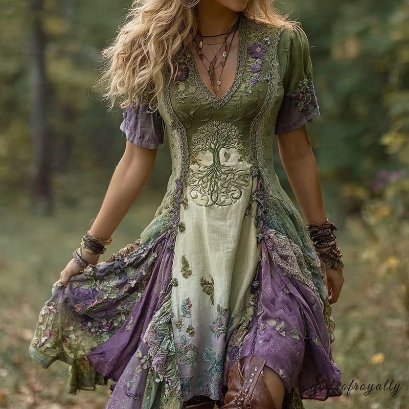 Classic Vintage Dress with a Flattering Fit