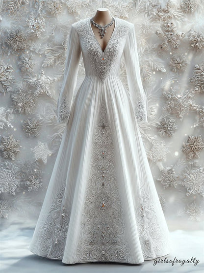 A Vintage Style Dress with Delicate Timeless Details