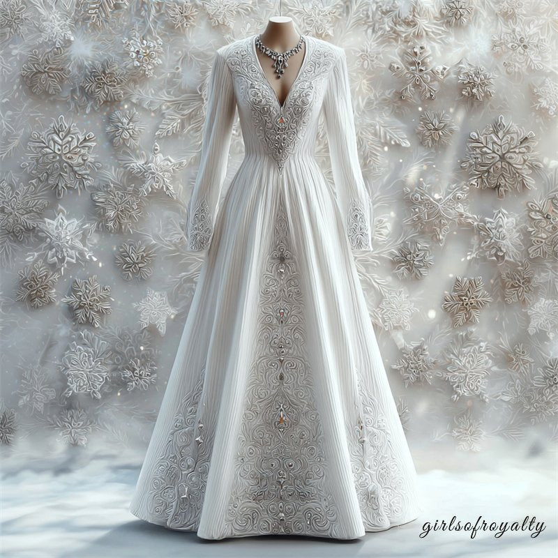 A Vintage Style Dress with Delicate Timeless Details