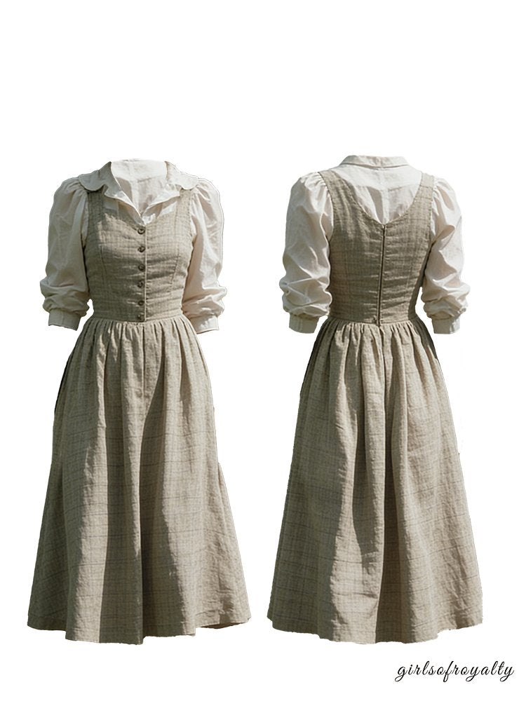 A Vintage Style Dress with Delicate Timeless Details