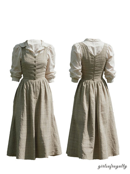 A Vintage Style Dress with Delicate Timeless Details