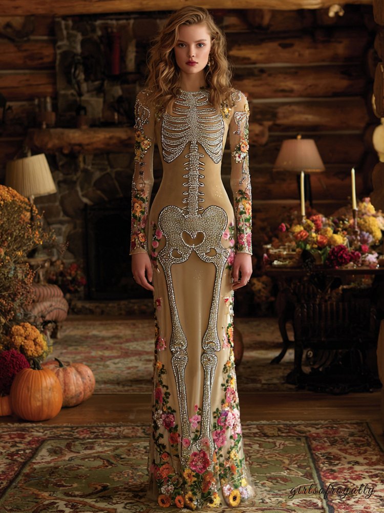 A Vintage Style Dress with Delicate Timeless Details
