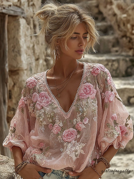 A Vintage Style T-Shirt with Delicate Timeless Details