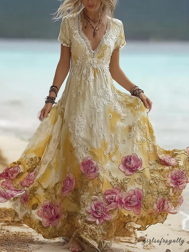 A Vintage Style Dress with Delicate Timeless Details