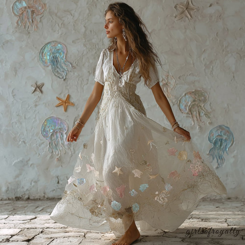 A Vintage Style Dress with Delicate Timeless Details