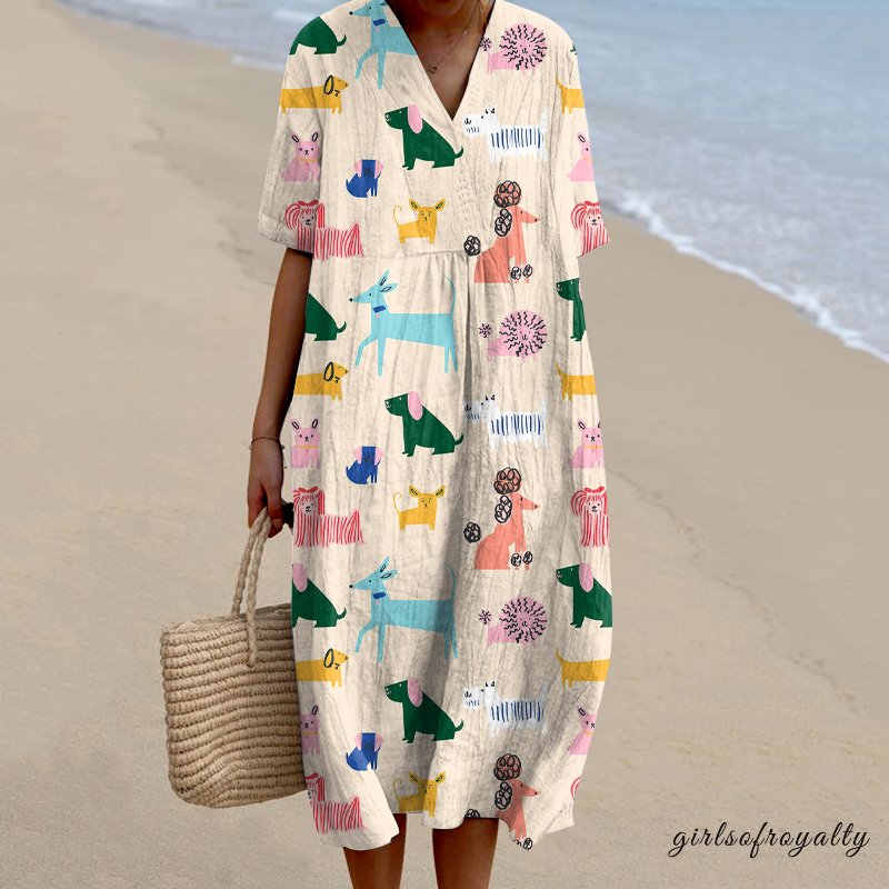 Classic Vintage Dress with a Flattering Fit