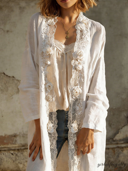 Well Tailored Cardigan with a Graceful Silhouette