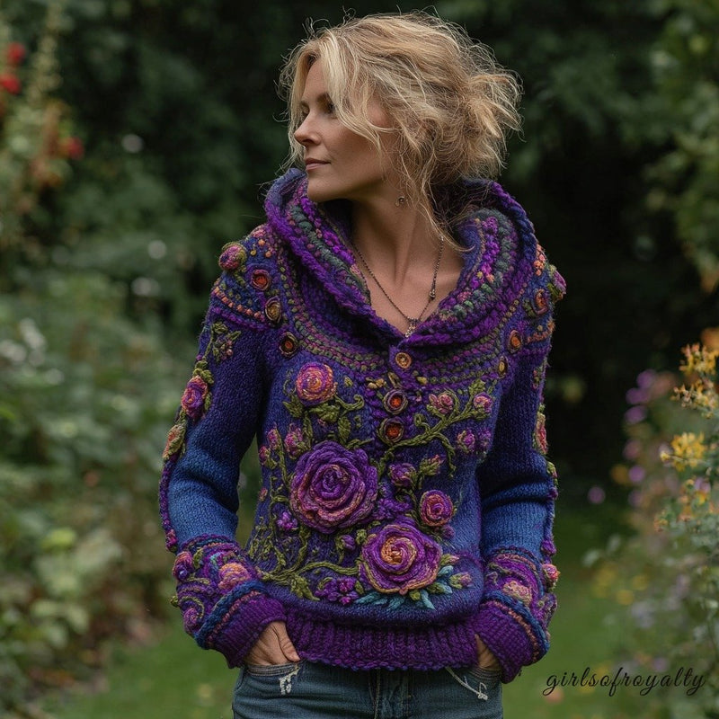 A Vintage Style Sweater with Delicate Timeless Details