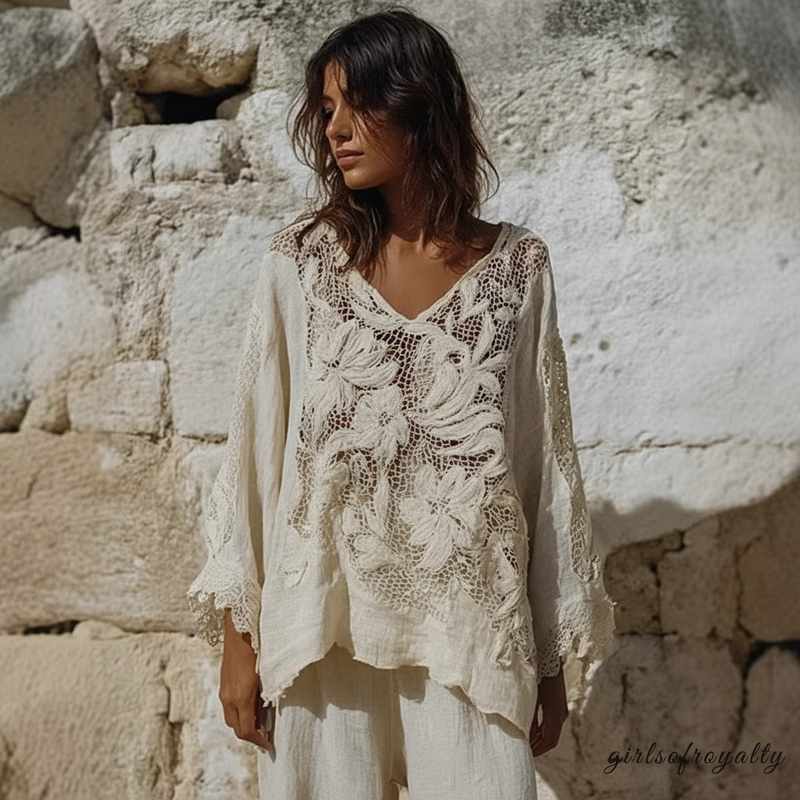 Classic Vintage Blouse with a Flattering Fit