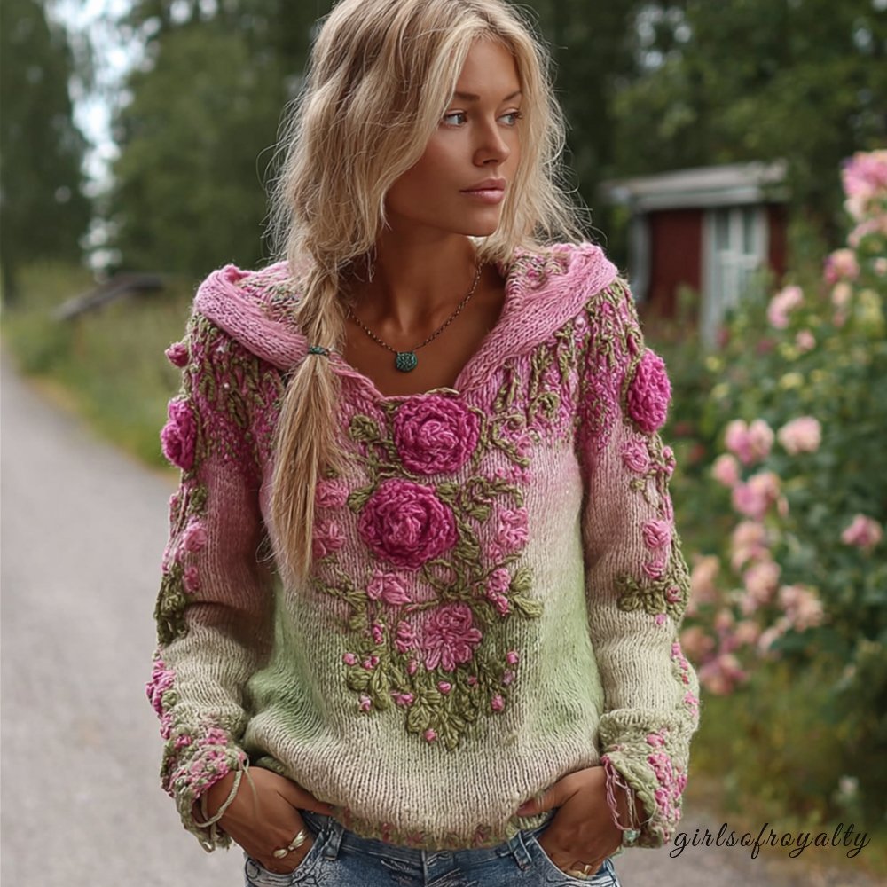 Vintage Inspired Sweater with a Contemporary Edge