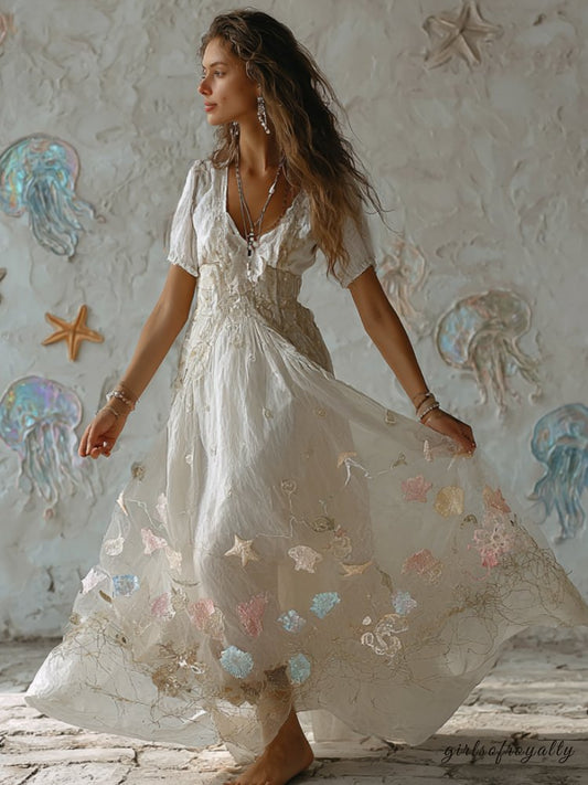 A Vintage Style Dress with Delicate Timeless Details