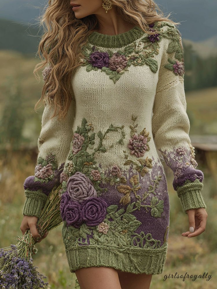 Vintage Inspired Sweater with a Contemporary Edge