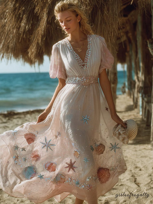 A Vintage Style Dress with Delicate Timeless Details