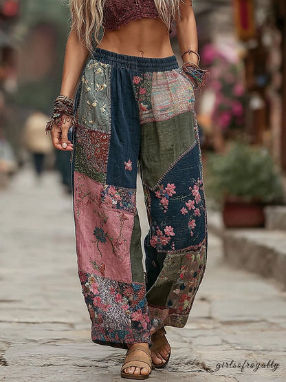 A Vintage Style Pants with Delicate Timeless Details