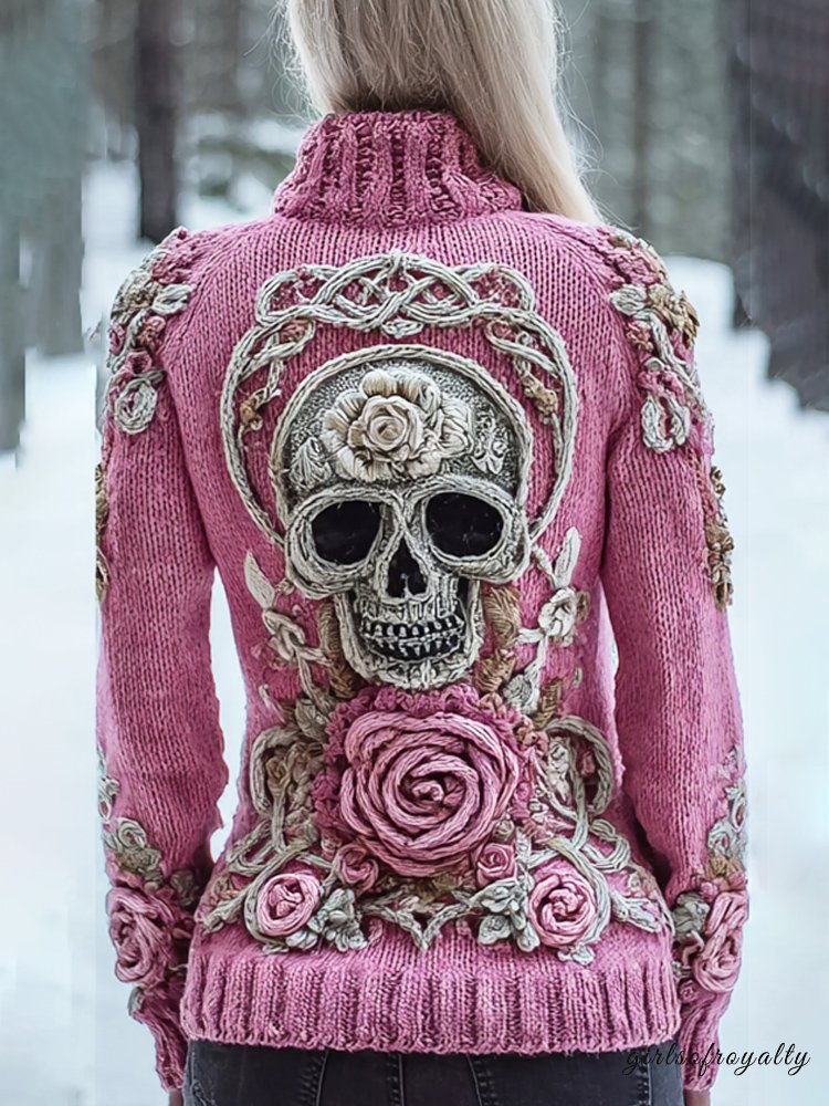 A Vintage Style Sweater with Delicate Timeless Details