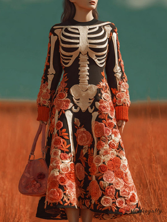 Classic Vintage Dress with a Flattering Fit