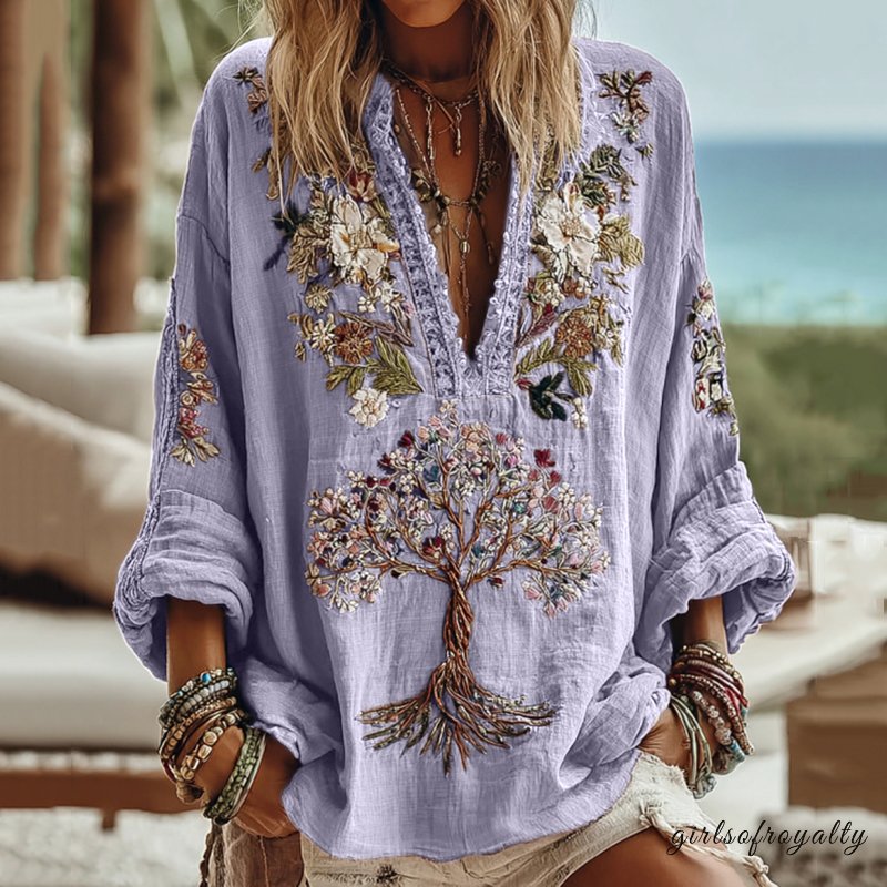 A Vintage Style Shirt with Delicate Timeless Details