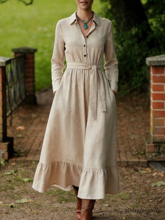 A Vintage Style Dress with Delicate Timeless Details