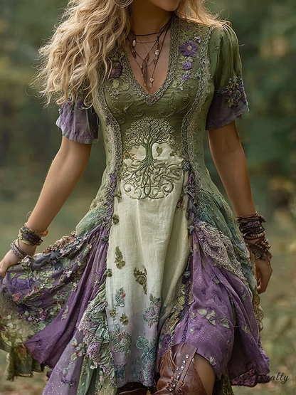 Classic Vintage Dress with a Flattering Fit