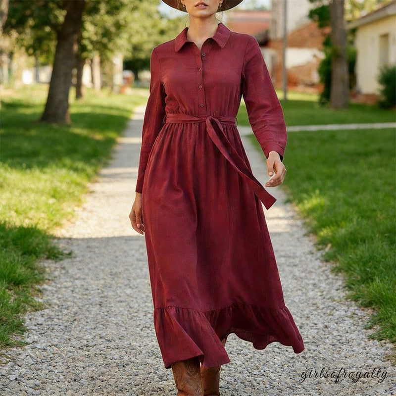 A Vintage Style Dress with Delicate Timeless Details