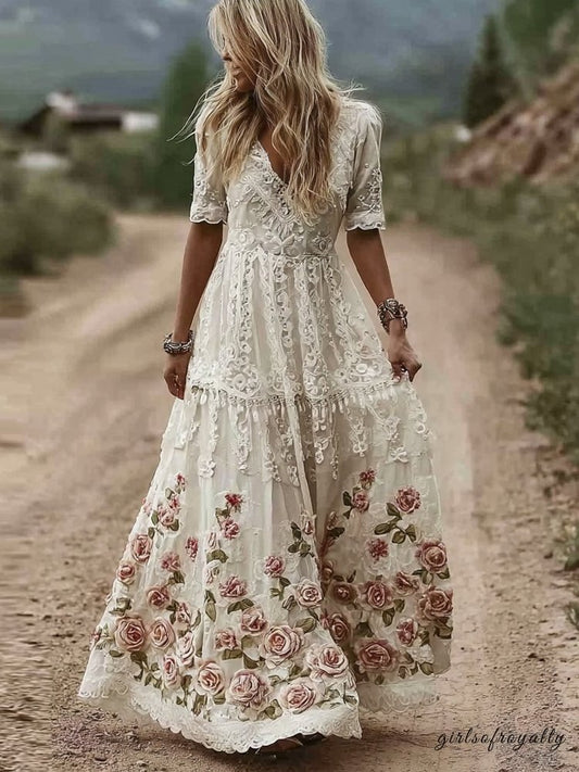 Classic Vintage Dress with a Flattering Fit