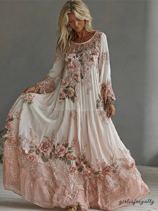 A Vintage Style Dress with Delicate Timeless Details