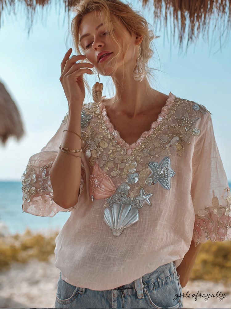Gracefully Styled Top for Any Occasion