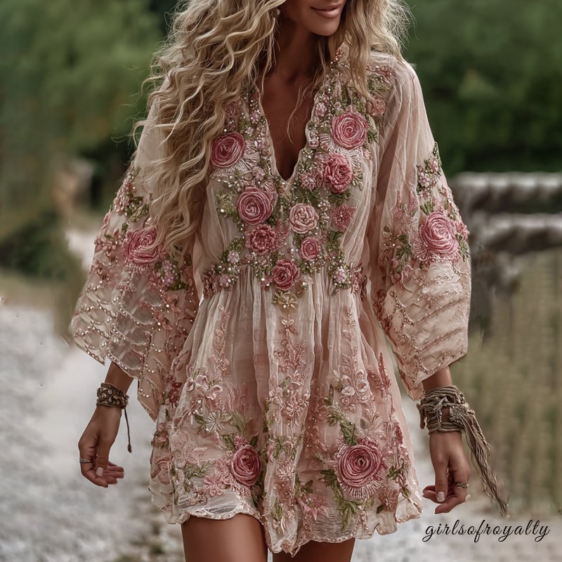 A Vintage Style Dress with Delicate Timeless Details