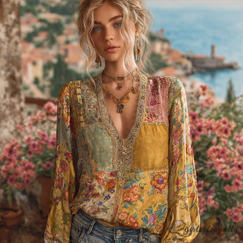 Vintage Inspired Top with a Contemporary Edge