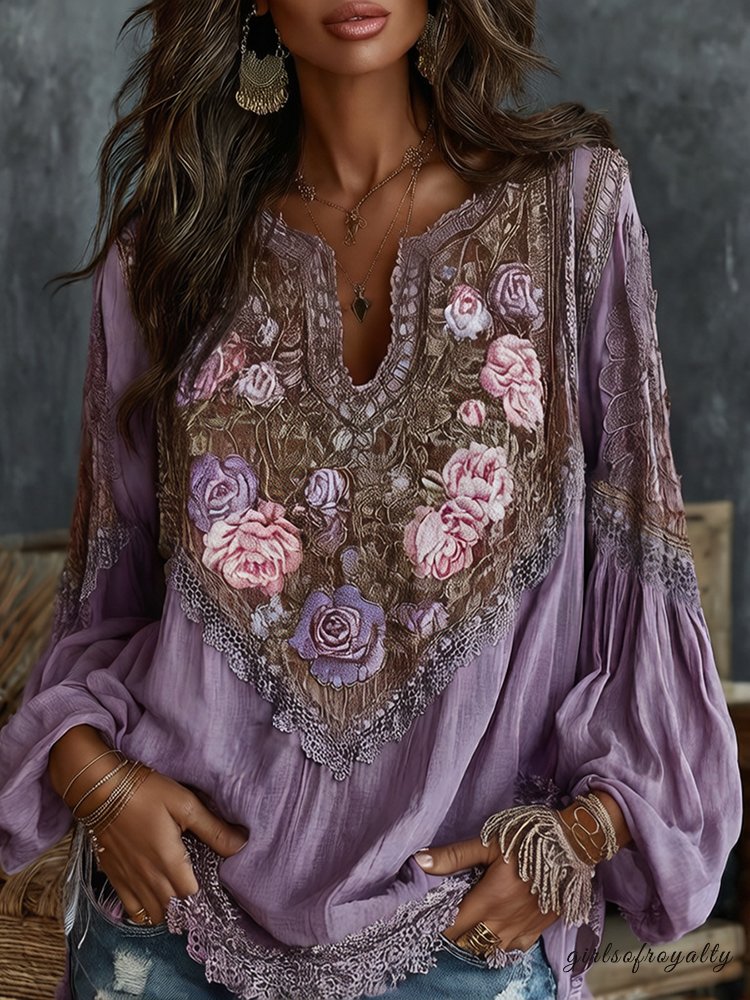 Vintage Inspired Top with a Contemporary Edge