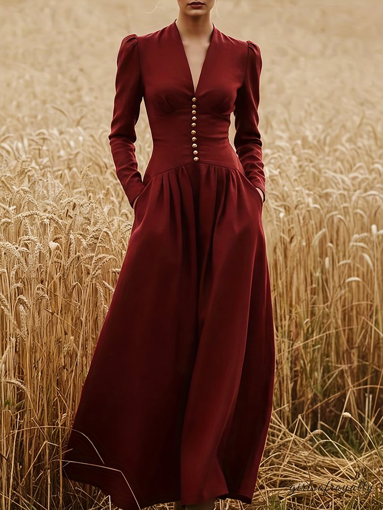 A Vintage Style Dress with Delicate Timeless Details