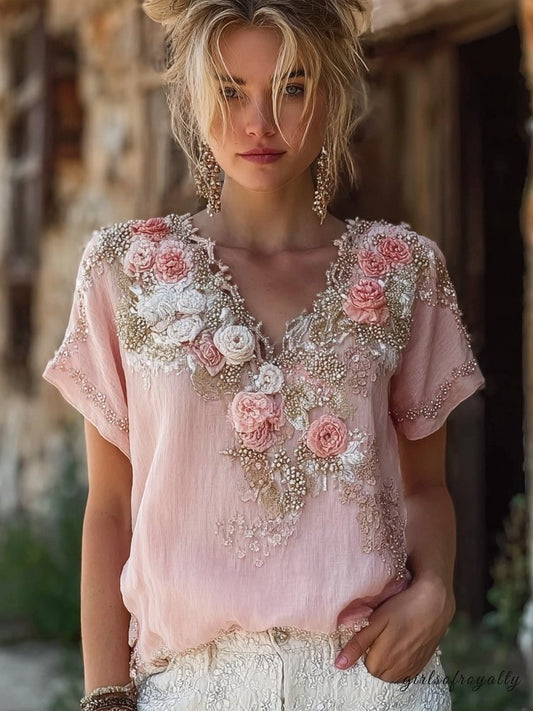 A Vintage Style Shirt with Delicate Timeless Details